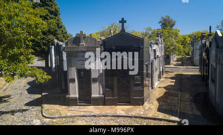 Chacarita Cemetery Cementerio de la Recoleta, ou National Cemetery, Buenos Aires, Argentine Banque D'Images