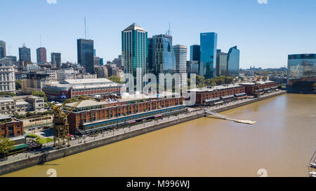 Puerto Modero, Buenos Aires, Argentine Banque D'Images