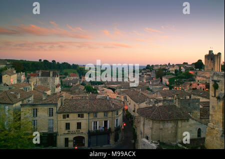 St Emilion Gironde France Nouvelle-Aquitaine Banque D'Images