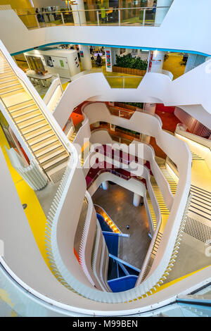 Melbourne, Australie - l'intérieur de l'immeuble à Docklands Medibank Banque D'Images