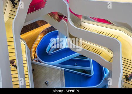 Melbourne, Australie - l'intérieur de l'immeuble à Docklands Medibank Banque D'Images