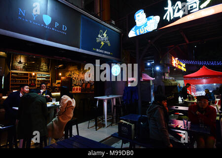 Le Bionic Brew Pub à Shenzhen. Banque D'Images