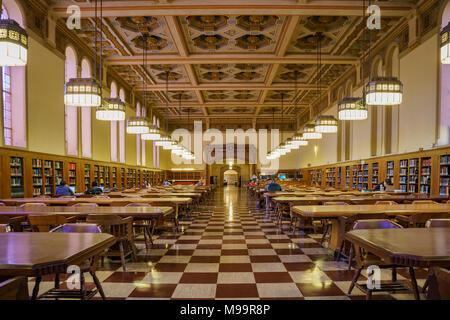 Los Angeles, JUN 23 : vue de l'intérieur de la Bibliothèque commémorative Doheny dans l'USC sur Jun 23, 2017 à Los Angeles, Californie Banque D'Images