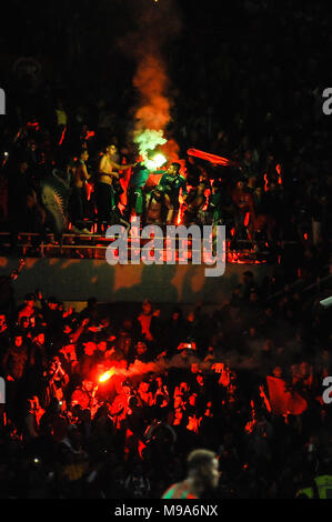 Turin, Italie. 23 mars 2018. Au cours du match de football entre l'amichevole MAROC ET LA SERBIE à stade Olimpico Grande Torino le 23 mars, 2018 à Turin, Italie. Crédit : FABIO ANNEMASSE/Alamy Live News Banque D'Images