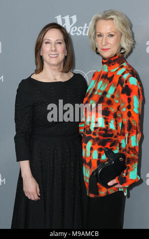 La 20e assemblée annuelle Les concepteurs de costumes Guild Awards tenue à l'hôtel Beverly Hilton - Arrivées avec : Joanna Johnston Où : Los Angeles, California, United States Quand : 21 Feb 2018 Credit : Sheri/WENN.com Determan Banque D'Images