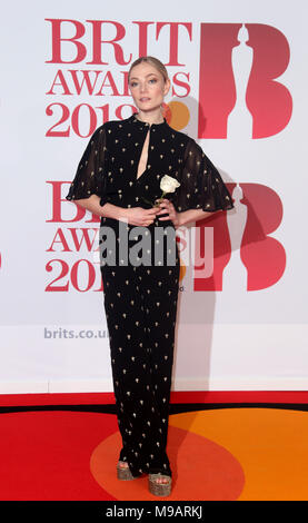 Le Brit Awards 2018 - Arrivées avec : Clara où Paget : London, Royaume-Uni Quand : 21 Feb 2018 Credit : CEC/WENN Banque D'Images