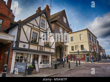 Topes restaurant rochester Banque D'Images