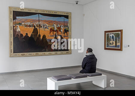 Centre d'Art moderne, de Tétouan Tetouan. Maroc Banque D'Images