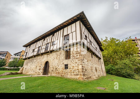 Maison typique du Pays Basque Banque D'Images