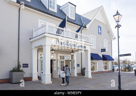 Polo Ralph Lauren store à Bicester Village Outlet Shopping Centre, Bicester, Oxfordshire, Angleterre, Royaume-Uni Banque D'Images