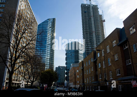 London City Road, rue Moreland canaletto tours tour de carrare et le lexique Banque D'Images