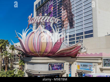 L'hôtel Flamingo de Las Vegas, Nevada. Banque D'Images