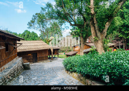 Le comté de Nantou, Taiwan - le 8 décembre 2015 : la culture autochtone Formosane village theme park Banque D'Images