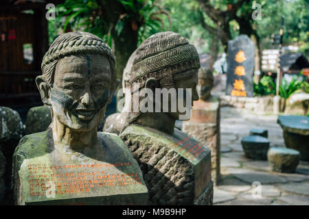 Le comté de Nantou, Taiwan - le 8 décembre 2015 : la culture autochtone Formosane village theme park Banque D'Images