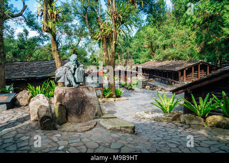 Le comté de Nantou, Taiwan - le 8 décembre 2015 : la culture autochtone Formosane village theme park Banque D'Images