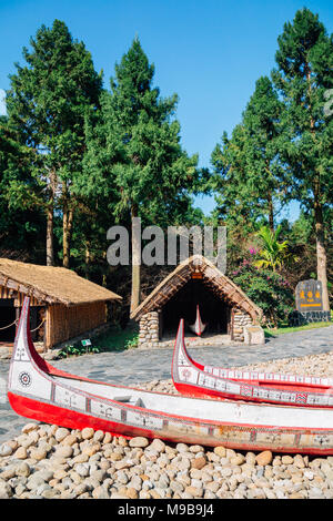 Le comté de Nantou, Taiwan - le 8 décembre 2015 : la culture autochtone Formosane village theme park Banque D'Images