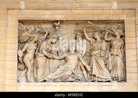 L'Université de Paris- Faculté de droit près du Panthéon. Paris. France Banque D'Images