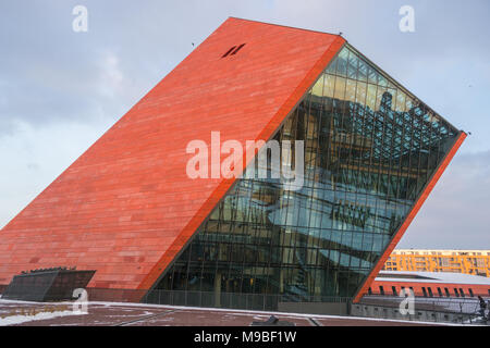 Gdansk, Pologne - Mars 04, 2018 : l'extérieur du Musée de la Seconde Guerre mondiale à Gdansk, Pologne Banque D'Images