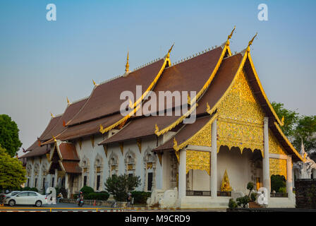 Wat Chedi Luang, Chiang Mai, Thailande Banque D'Images