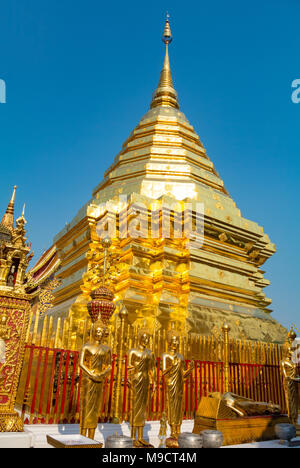 Wat Phra That Doi Suthep. Chiang Mai, Thaïlande Banque D'Images