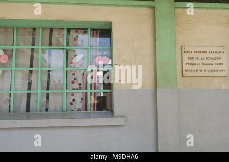 Pedro Opeka Akamasoa règlement , communauté sociale sur l'île de Madagascar. Banque D'Images