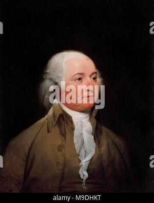 John Adams (1735 - 1826) Homme d'État américain et père fondateur qui a été le premier vice-président (1789-1997) et deuxième président des États-Unis (1797-1801) Banque D'Images