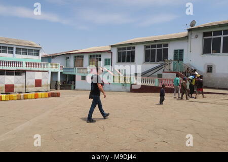 Pedro Opeka Akamasoa règlement , communauté sociale sur l'île de Madagascar. Banque D'Images