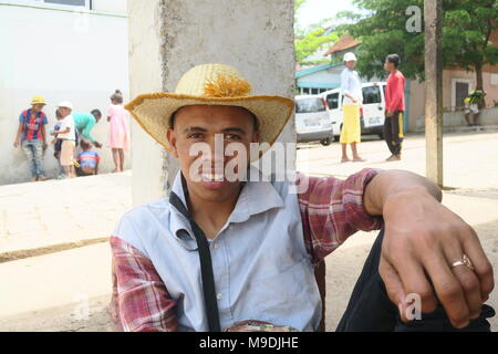 Pedro Opeka Akamasoa règlement , communauté sociale sur l'île de Madagascar. Banque D'Images