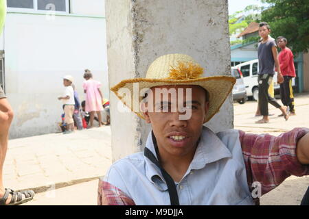 Pedro Opeka Akamasoa règlement , communauté sociale sur l'île de Madagascar. Banque D'Images