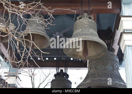 Les cloches des églises sonner Banque D'Images