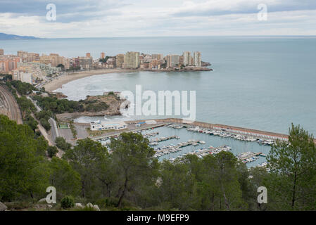 La ville d'Oropesa del mar Banque D'Images