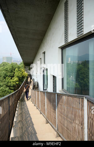 Campus Xiangshan, Académie de l'art conçu par l'architecte Wang Shu à Hangzhou, Chine Banque D'Images