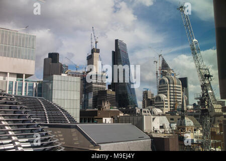 Le Walbrook Building et les environs de l'architecture, 25, City of London Walbrook, EC4N 8AF Banque D'Images