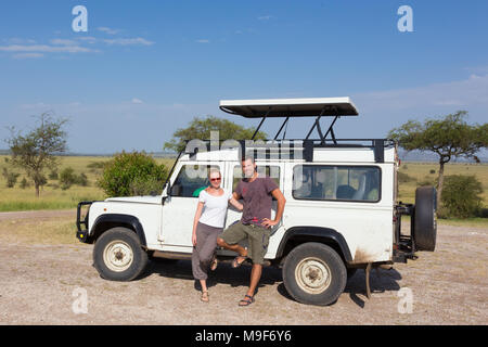 Locations de safari en Tanzanie. Banque D'Images