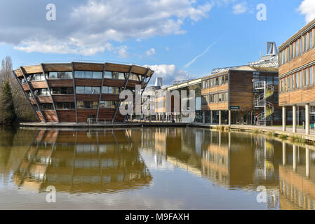 Le Jubilé campus, l'un des principaux bâtiments administratifs de l'Université de Nottingham. Banque D'Images