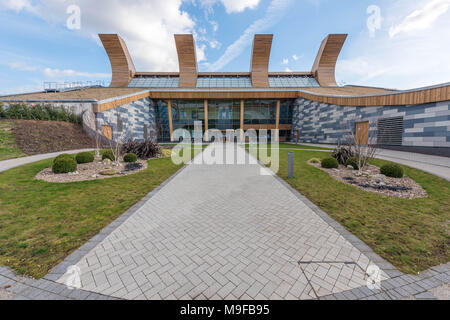 Le Jubilé campus, l'un des principaux bâtiments administratifs de l'Université de Nottingham. Banque D'Images