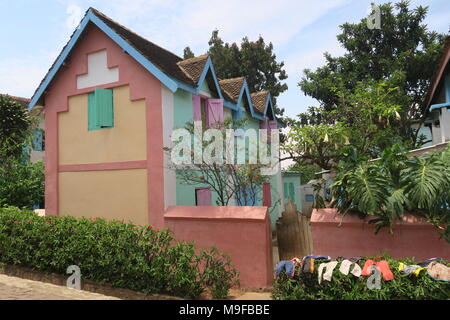 Pedro Opeka Akamasoa règlement , communauté sociale sur l'île de Madagascar. Banque D'Images