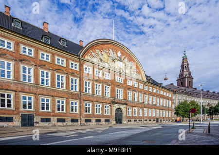 Le Danemark, la Nouvelle-Zélande, Copenhague, ministère des Finances, Édifice à Slotholmsgade Banque D'Images