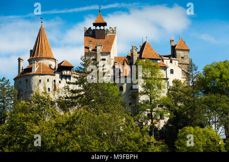 Le château de Bran connu comme le château de Dracula, Brasov, Roumanie Banque D'Images