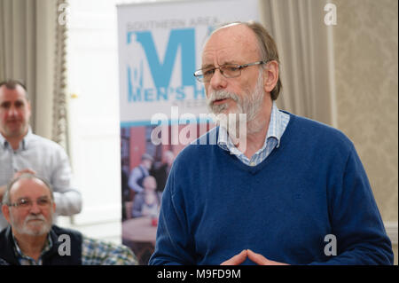 Dr Ian Banks, Président du European Men's Health Forum lors d'un événement de santé pour hommes Le Palais Armagh 23 mars 2018 CREDIT : Liam McArdle Banque D'Images