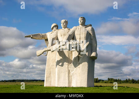 Volokolamsk, Russie - le 16 juillet 2017 : monument à 28 Panfilovtsi Banque D'Images
