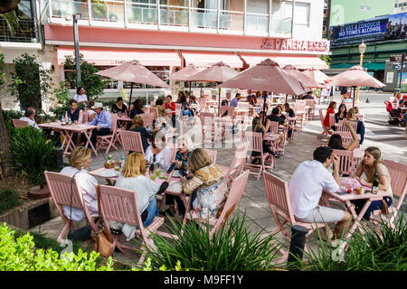 Buenos Aires Argentina, Recoleta, la Panera Rosa Deli Market, restaurant restaurants repas manger dehors café cafés bistrot, en plein air, trottoir à l'extérieur Banque D'Images