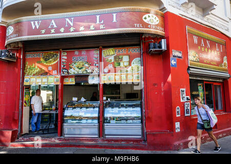 Buenos Aires Argentine, Belgrano, China Town Barrio Chino quartier de Chinatown, Asian WAN Li, restaurant restaurants repas café cafés, à emporter, fa Banque D'Images