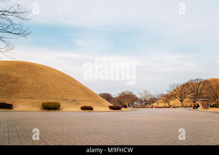 Daereungwon, tombes anciennes ruines à Gyeongju, Corée Banque D'Images