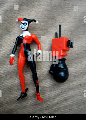 Harley Quinn batman kenner action figure Banque D'Images