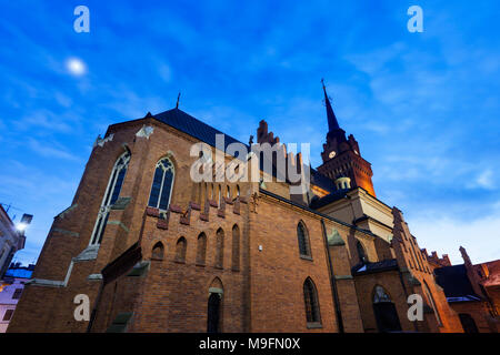 Basilique cathédrale de la Nativité de la Bienheureuse Vierge Marie à Tarnow. Tarnow, Malopolskie, Pologne. Banque D'Images