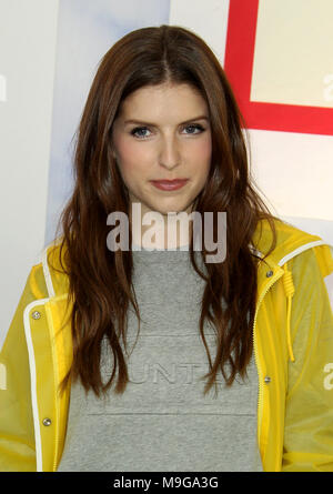 Los Angeles, CA, USA. Mar 25, 2018. 25 mars 2018 - Los Angeles, Californie - Anna Kendrick. Hunter pour ultime objectif fête familiale tenue au Rose Bowl. Photo Credit : Crédit : AdMedia AdMedia/ZUMA/Alamy Fil Live News Banque D'Images