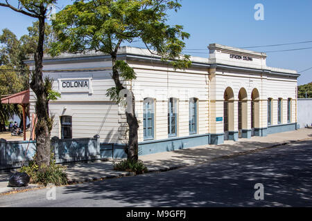 La gare historique de Colonia, Colonia del Sacramento, Uruguay Banque D'Images