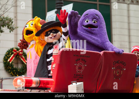 Chicago, Illinois, USA - Le 23 novembre 2015, le McDonald's parade de Thanksgiving à Chicago est un défilé annuel produit et présenté par le Chicago Fe Banque D'Images