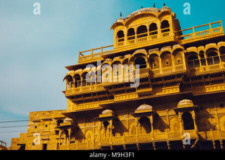 Fort de Jaisalmer ka raja Mahal, l'architecture historique de l'Inde